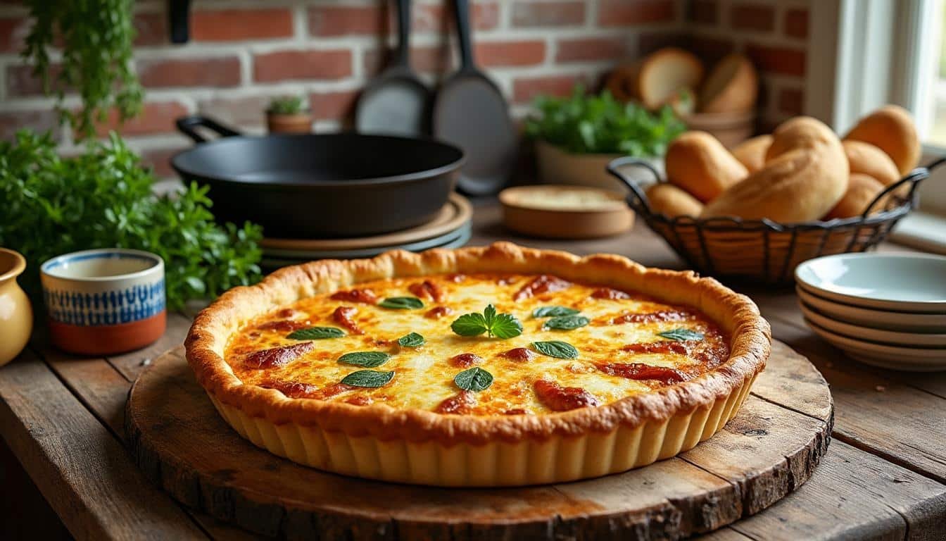 découvrez une recette facile et rapide pour préparer une quiche au thon savoureuse, idéale pour un repas convivial et gourmand.